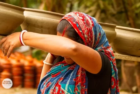 Earthenware potteries were most commonly used all over Bangladesh