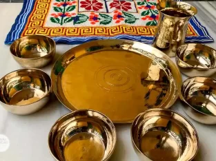 Environment friendly products made by dhamrai brass artisan