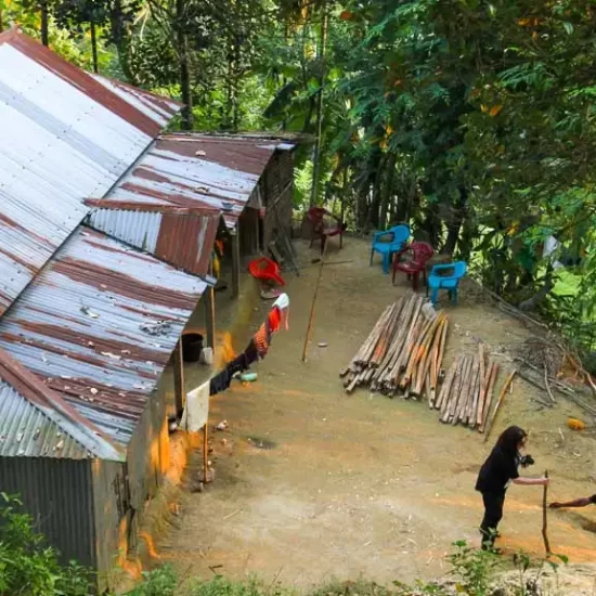 Homestay at a traditional house in Bangladesh