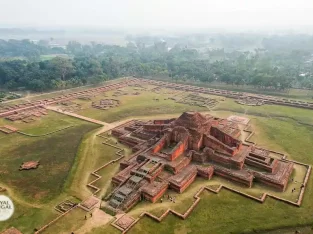 Paharpur Buddhist stupa is a great UNESCO World heritage site