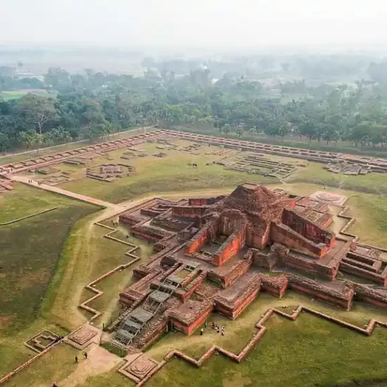 Paharpur Buddhist stupa is a great UNESCO World heritage site