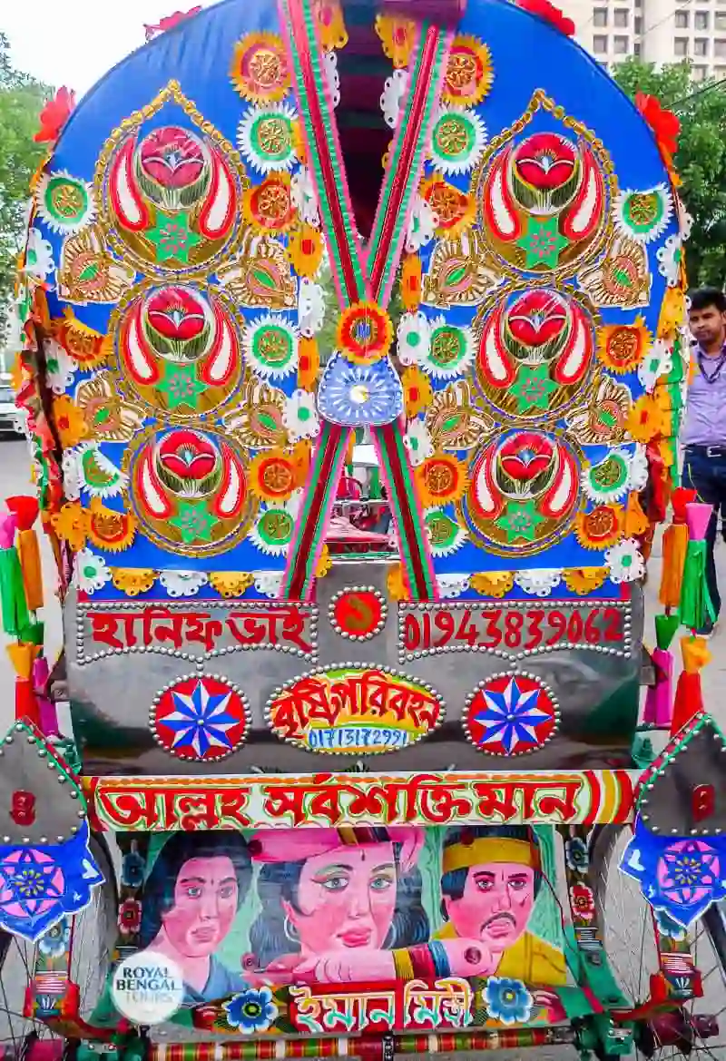 Rickshaw art in Bangladesh