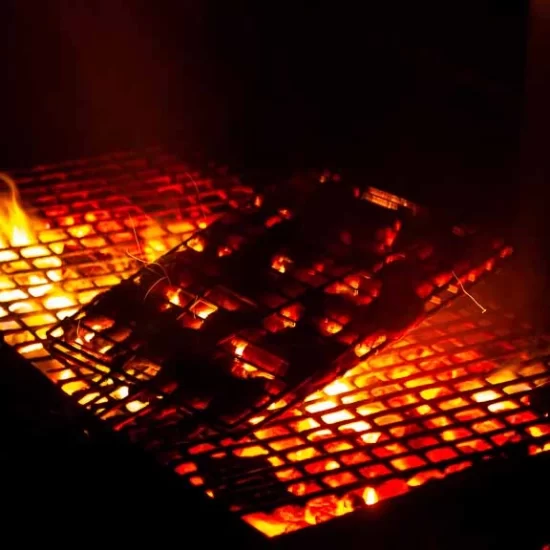 bar-b-q onboard during an evening river cruise