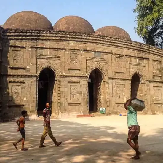 beautiful Kusumba black basalt stone mosque