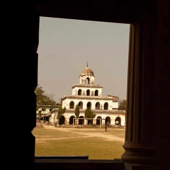 famous Dol-Mancha Hindu temple in Puthia