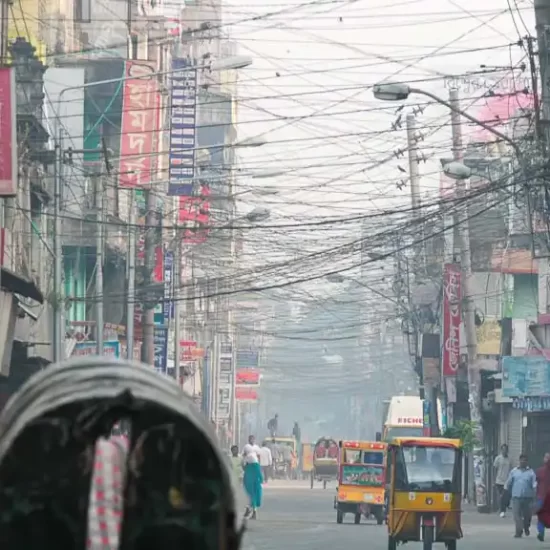 Charming Barisal City sightseeing in the evening