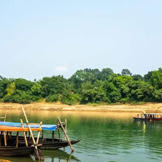 Country boat cruise on Lalakhal is a must for tourist visiting sylhet