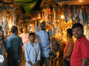 Explore the night market around coxs bazar