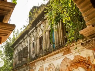 Fascinating landlords old palace by the river in barisal