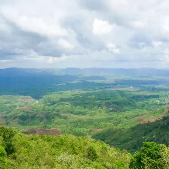 Infinity landscape with hill view in Chittagong hill tracts