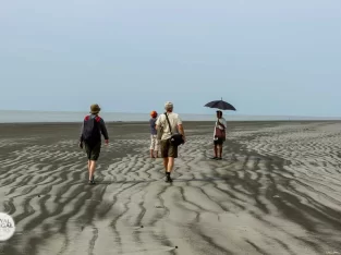 Kochikhali seabeach walk is long but unforgettable memory