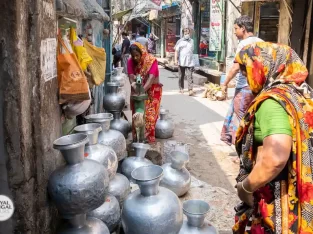 Lively Hindu Street of Old Dhaka