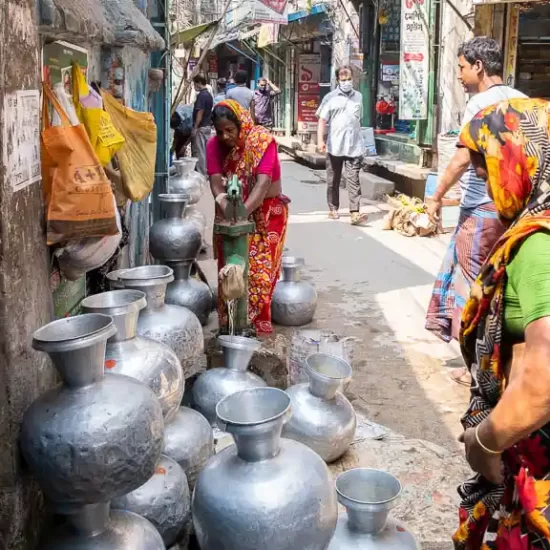 Lively Hindu Street of Old Dhaka