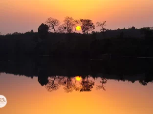 Madhobpur lake is the most beautiful spot to enjoy Sunset in Sreemangal