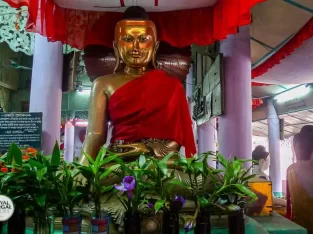 Most beautiful and famous Buddhist temple in cox Bazar