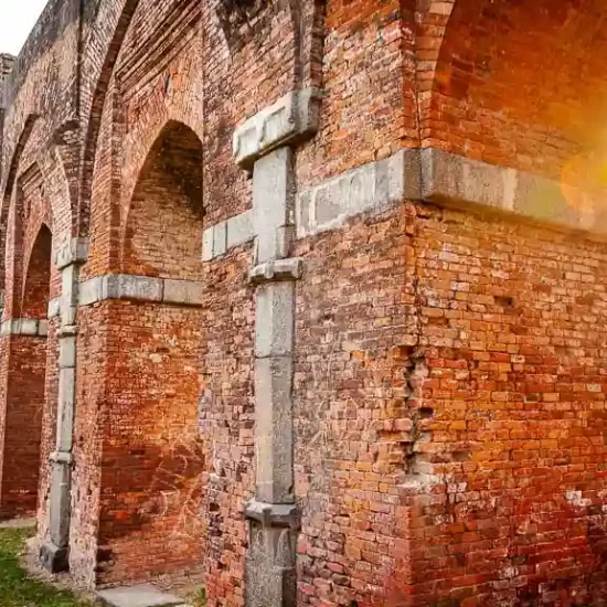 Ruines of Darash Bari mosque in Gaur