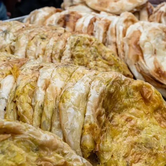 Special shahi parata at a strees restaurant in Old dhaka