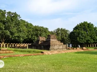 Stone graves at Choto Shona mosque yard in Chapai Nawabgonj