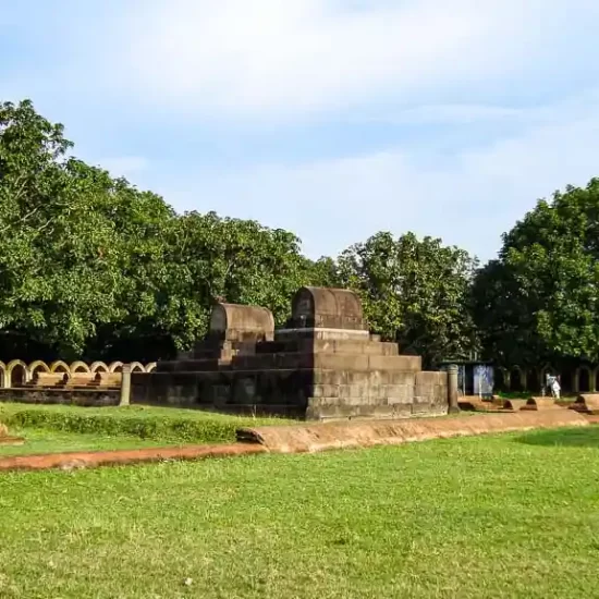 Stone graves at Choto Shona mosque yard in Chapai Nawabgonj