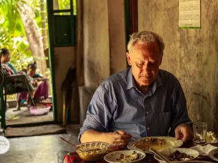 Traditional tribal food experience in Sreemangal homestay