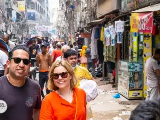 Walking through the Hindu streets of old dhaka