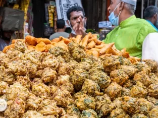 variety of street food in old dhaka