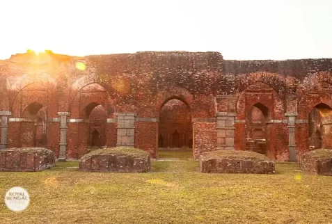 Darasbari is the most prominent remains of a Mosque