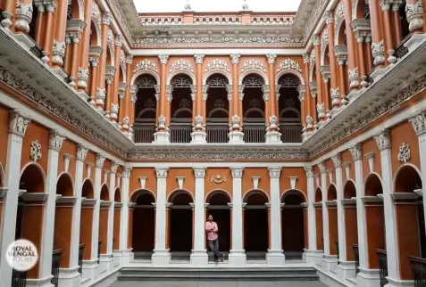 Inner courtyard corridor of sonargaon sardar bari after renovation