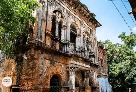 butiful ruined brick built building in Panamnagar of sonargaon