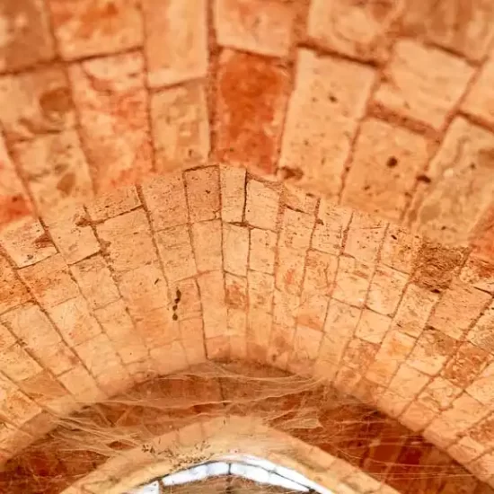 goaldi mosque is a single domed brick architecture