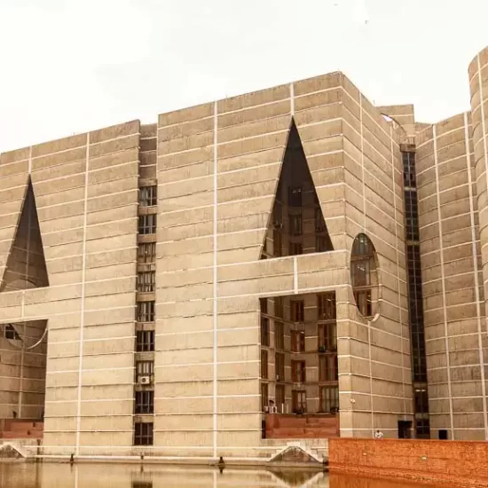 National Parliament of Bangladesh is one of the architectural masterpieces