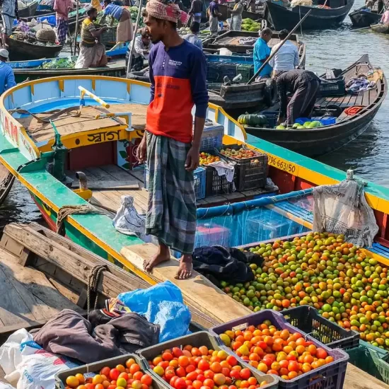 Barisal backwater trip is a must tourist activity in Bangladesh